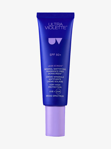ULTRA VIOLETTE LEAN SCREEN MINERAL MATTIFYING SUNSCREEN SPF50+