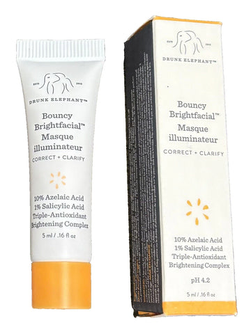 Drunk Elephant Bouncy Brightfacial Mask Face Correct + Clarify 5ml mini_PH 4.2