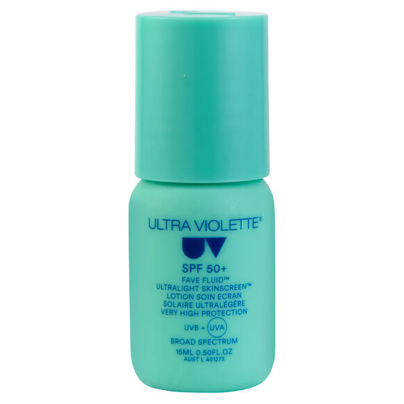 Ultra Violette Fave Fluid SPF 50+ Lightweight Fragrance Free Skinscreen